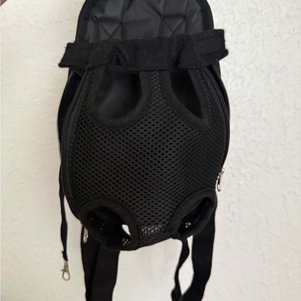 Black Mesh Pet Carrier Backpack